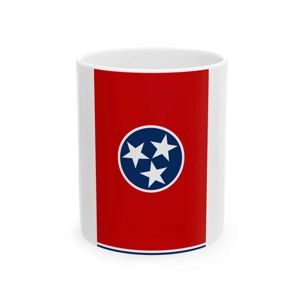 Flag of Tennessee-vert (United States) White Coffee Mug 11oz - Go Mug Yourself
