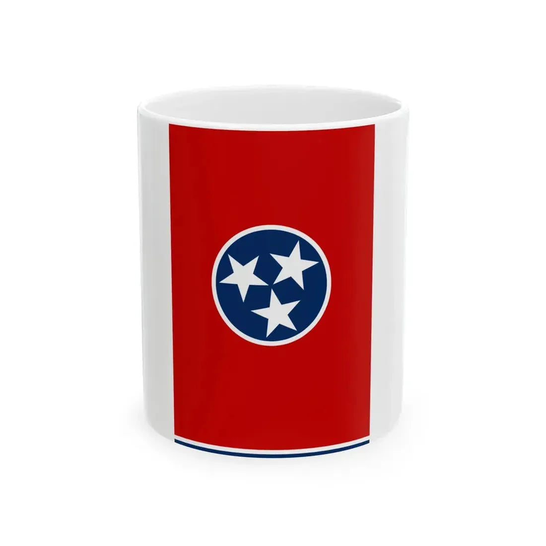 Flag of Tennessee-vert (United States) White Coffee Mug 11oz - Go Mug Yourself
