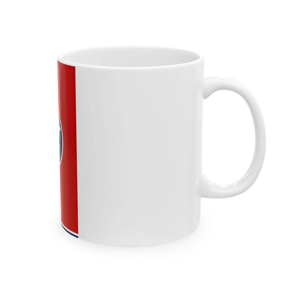 Flag of Tennessee-vert (United States) White Coffee Mug - Go Mug Yourself