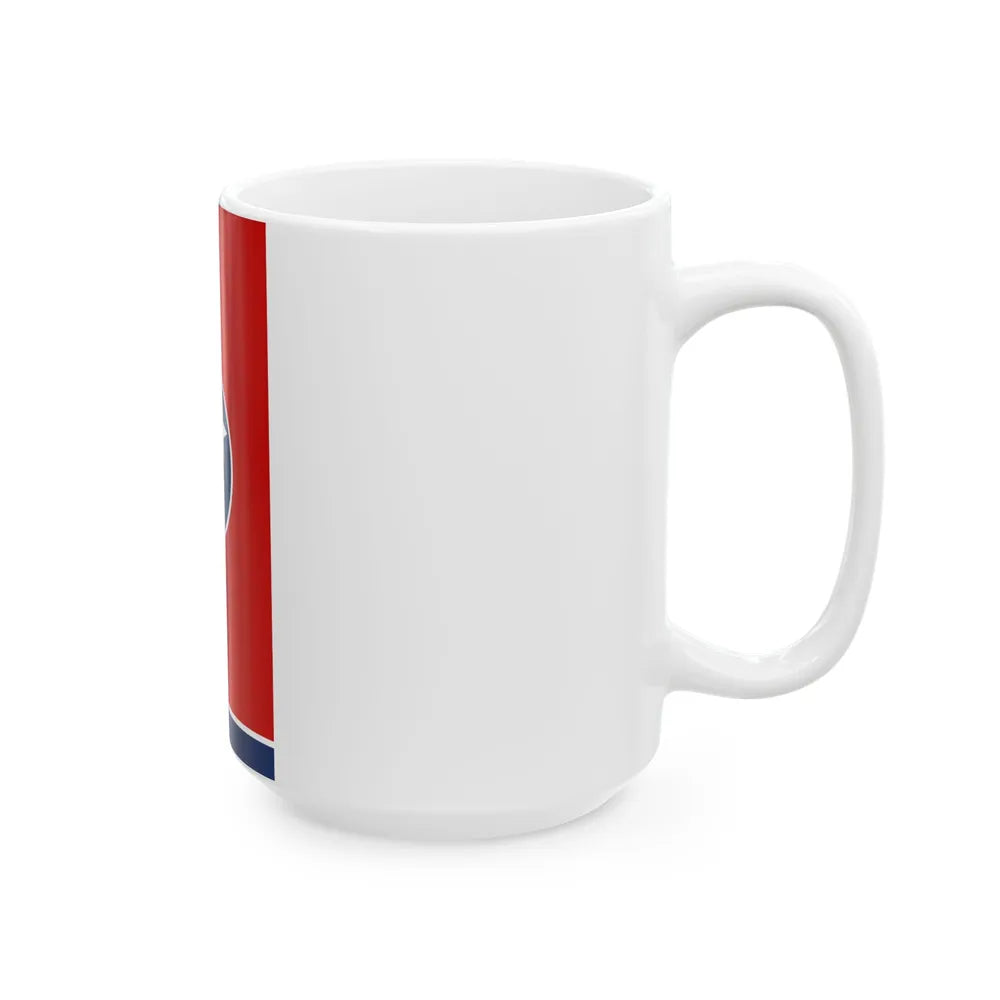 Flag of Tennessee-vert (United States) White Coffee Mug - Go Mug Yourself