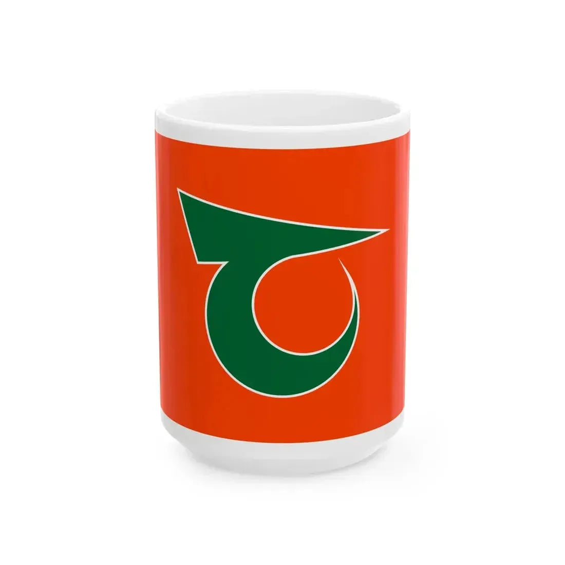 Flag of Tenryu Nagano (Japan) White Coffee Mug 15oz - Go Mug Yourself