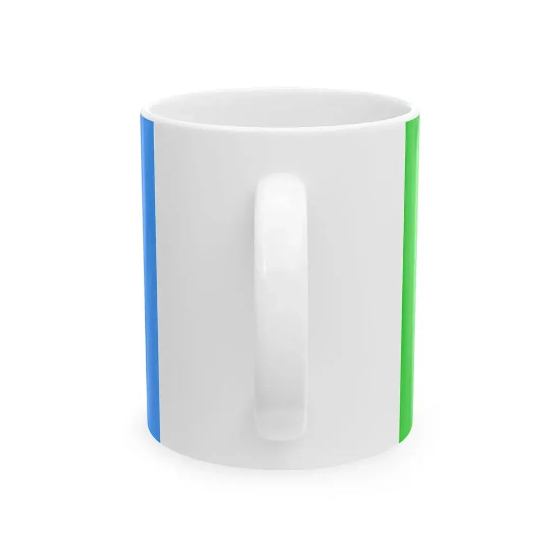 Flag of Tequixquiac alternative version 1 (Mexico) White Coffee Mug - Go Mug Yourself
