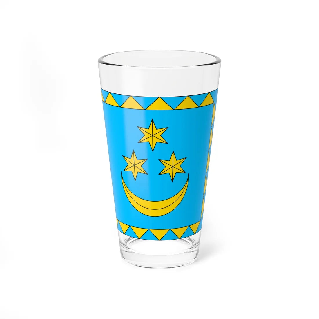 Flag of Terebovlia (Ukraine) Pint Glass 16oz 16oz - Go Mug Yourself