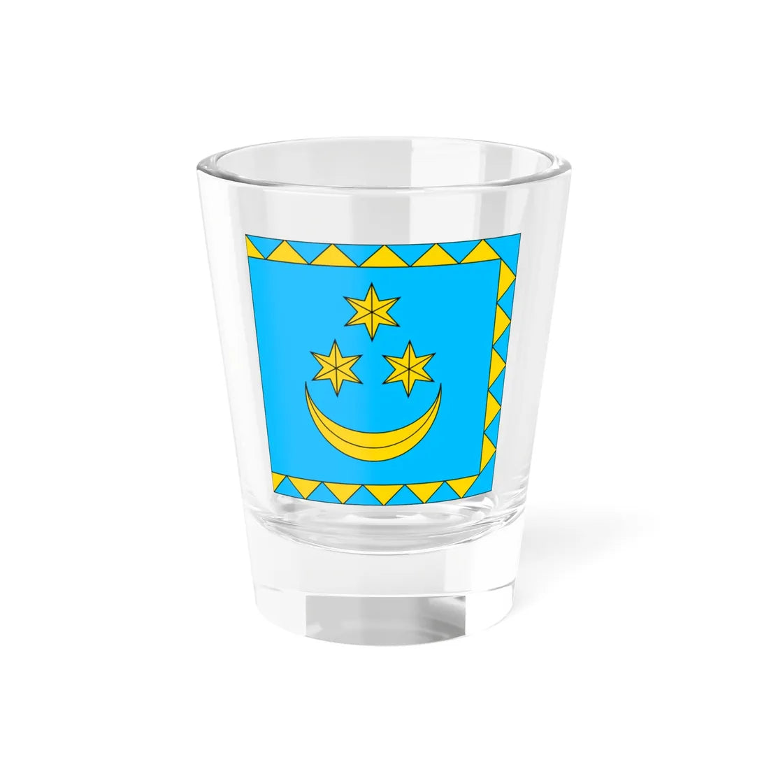 Flag of Terebovlia (Ukraine) Shot Glass 1.5oz 1.5oz - Go Mug Yourself