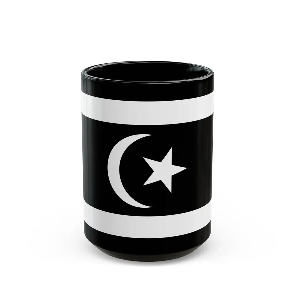 Flag of Terengganu Malaysia - Black Coffee Mug 15oz - Go Mug Yourself