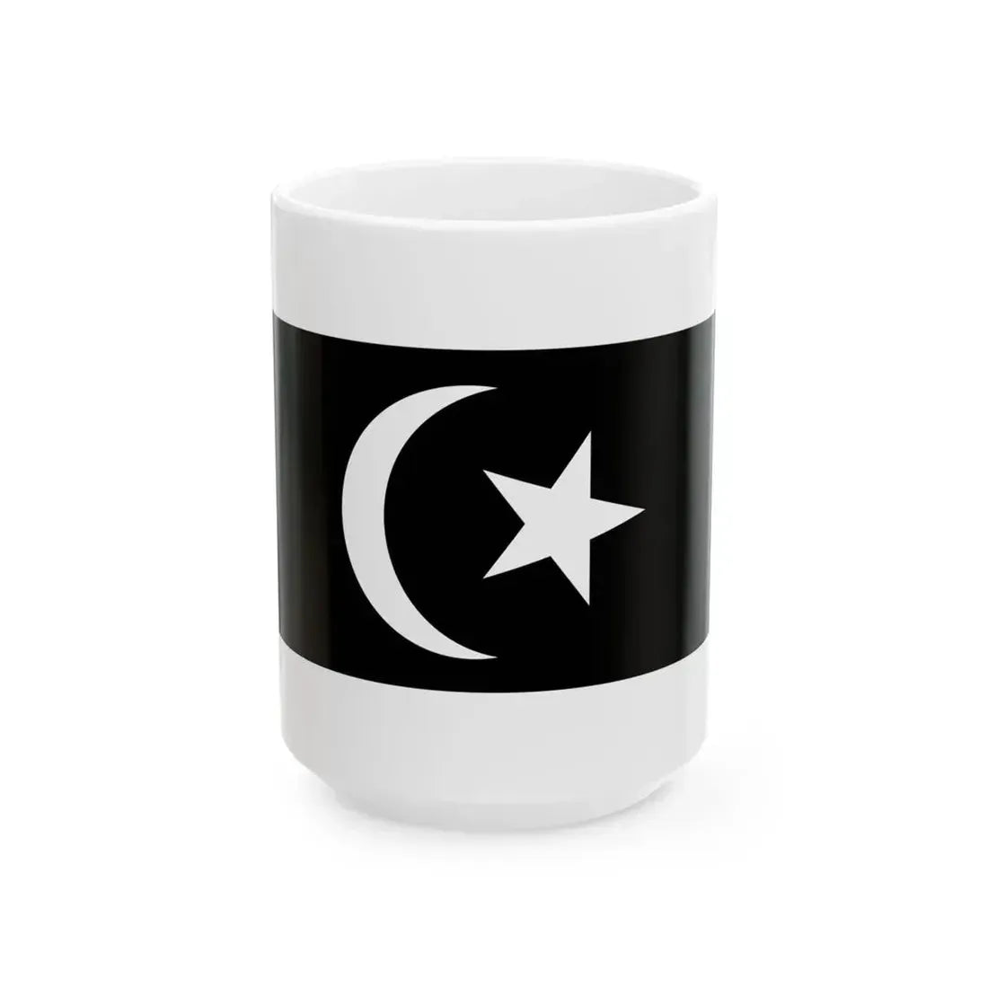 Flag of Terengganu (Malaysia) White Coffee Mug 15oz - Go Mug Yourself