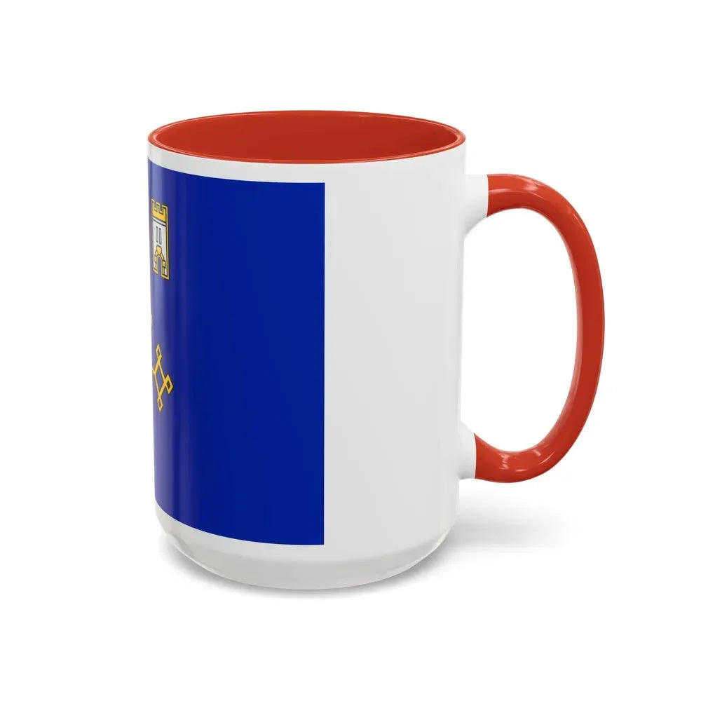 Flag of Ternopil Oblast Ukraine - Accent Coffee Mug - Go Mug Yourself