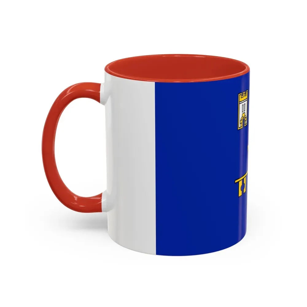 Flag of Ternopil Oblast Ukraine - Accent Coffee Mug - Go Mug Yourself