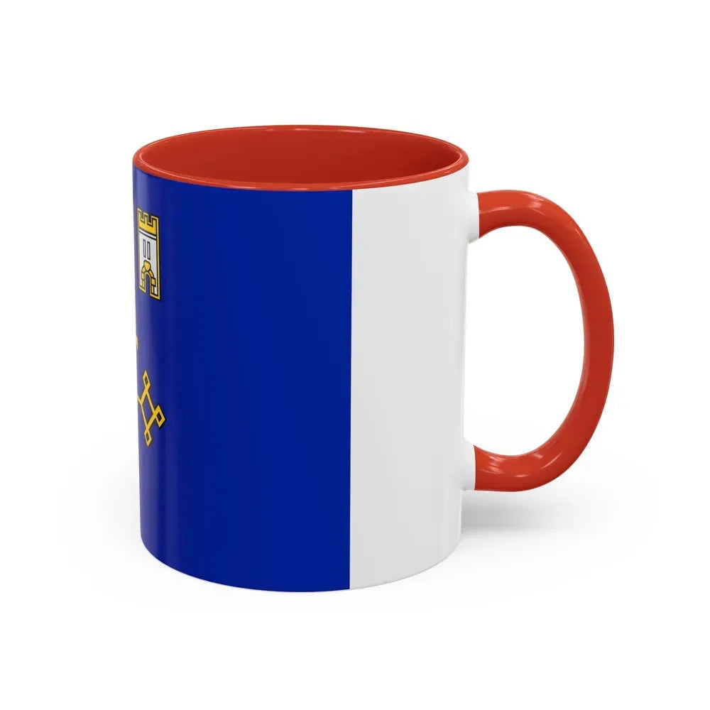 Flag of Ternopil Oblast Ukraine - Accent Coffee Mug - Go Mug Yourself