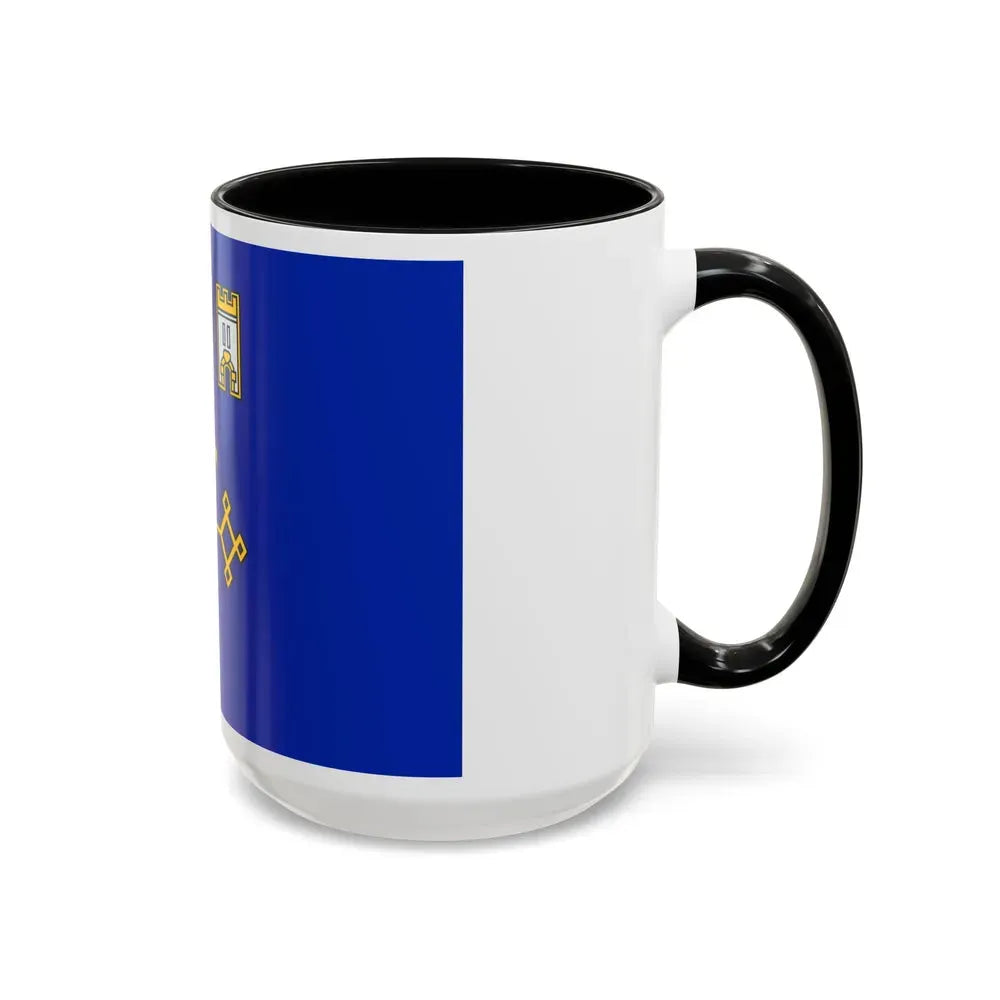 Flag of Ternopil Oblast Ukraine - Accent Coffee Mug - Go Mug Yourself