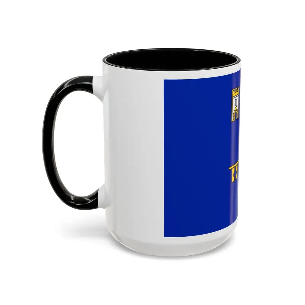 Flag of Ternopil Oblast Ukraine - Accent Coffee Mug - Go Mug Yourself
