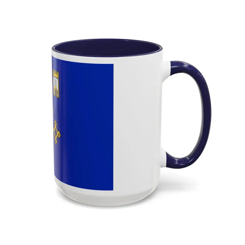 Flag of Ternopil Oblast Ukraine - Accent Coffee Mug - Go Mug Yourself