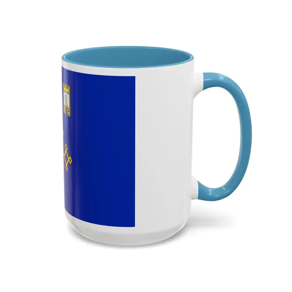 Flag of Ternopil Oblast Ukraine - Accent Coffee Mug - Go Mug Yourself