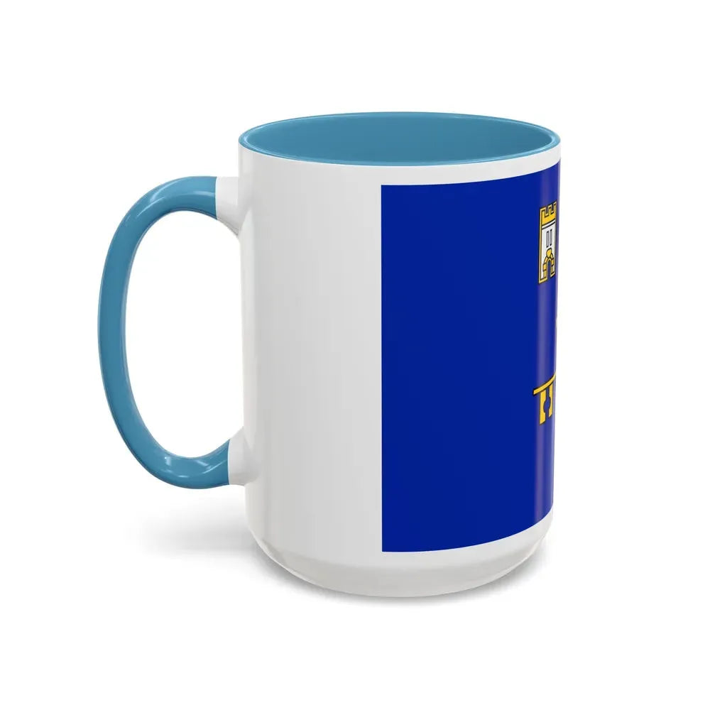 Flag of Ternopil Oblast Ukraine - Accent Coffee Mug - Go Mug Yourself