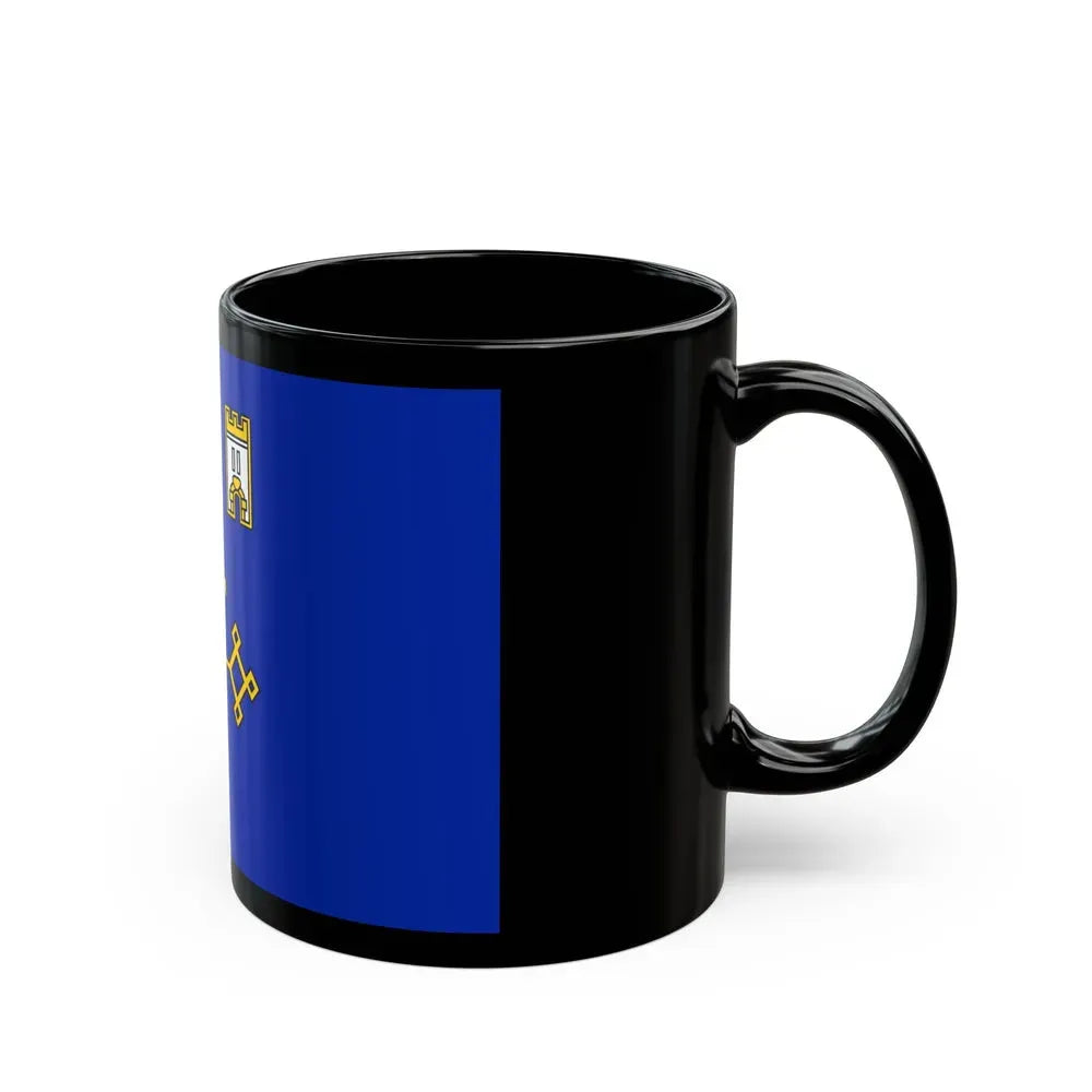 Flag of Ternopil Oblast Ukraine - Black Coffee Mug - Go Mug Yourself