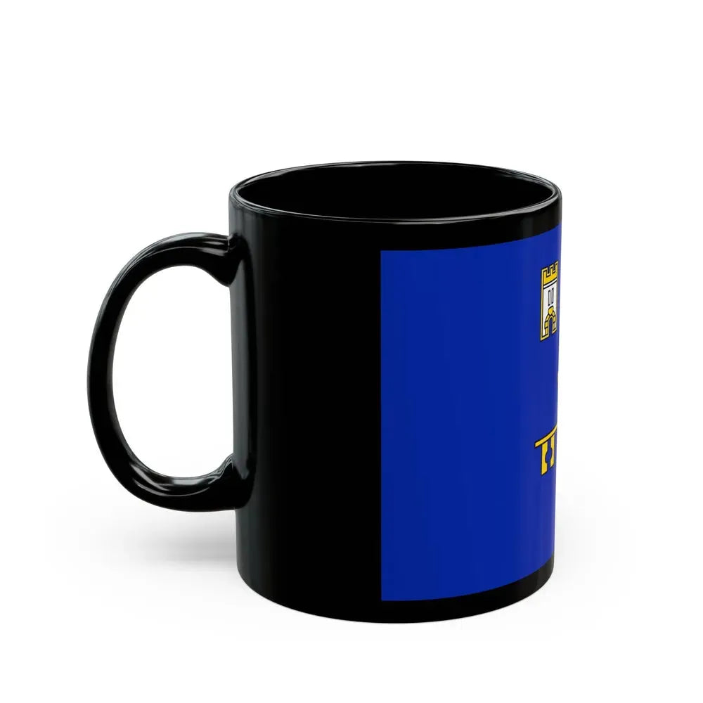 Flag of Ternopil Oblast Ukraine - Black Coffee Mug - Go Mug Yourself