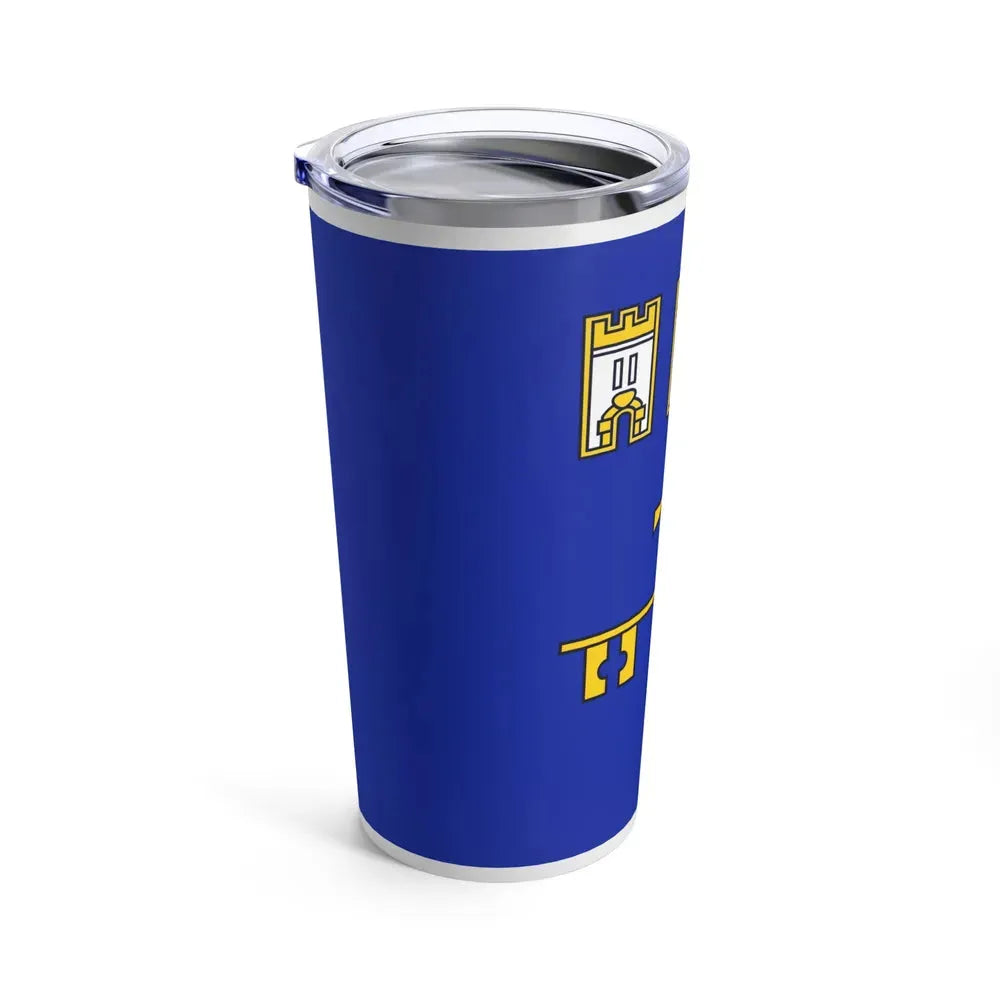 Flag of Ternopil Oblast Ukraine - Tumbler 20oz - Go Mug Yourself