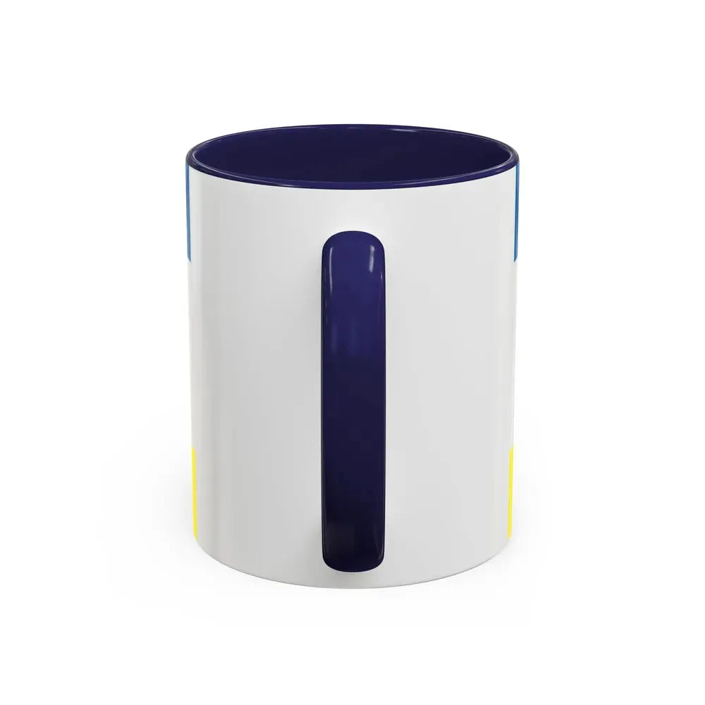 Flag of Ternopil Ukraine - Accent Coffee Mug - Go Mug Yourself