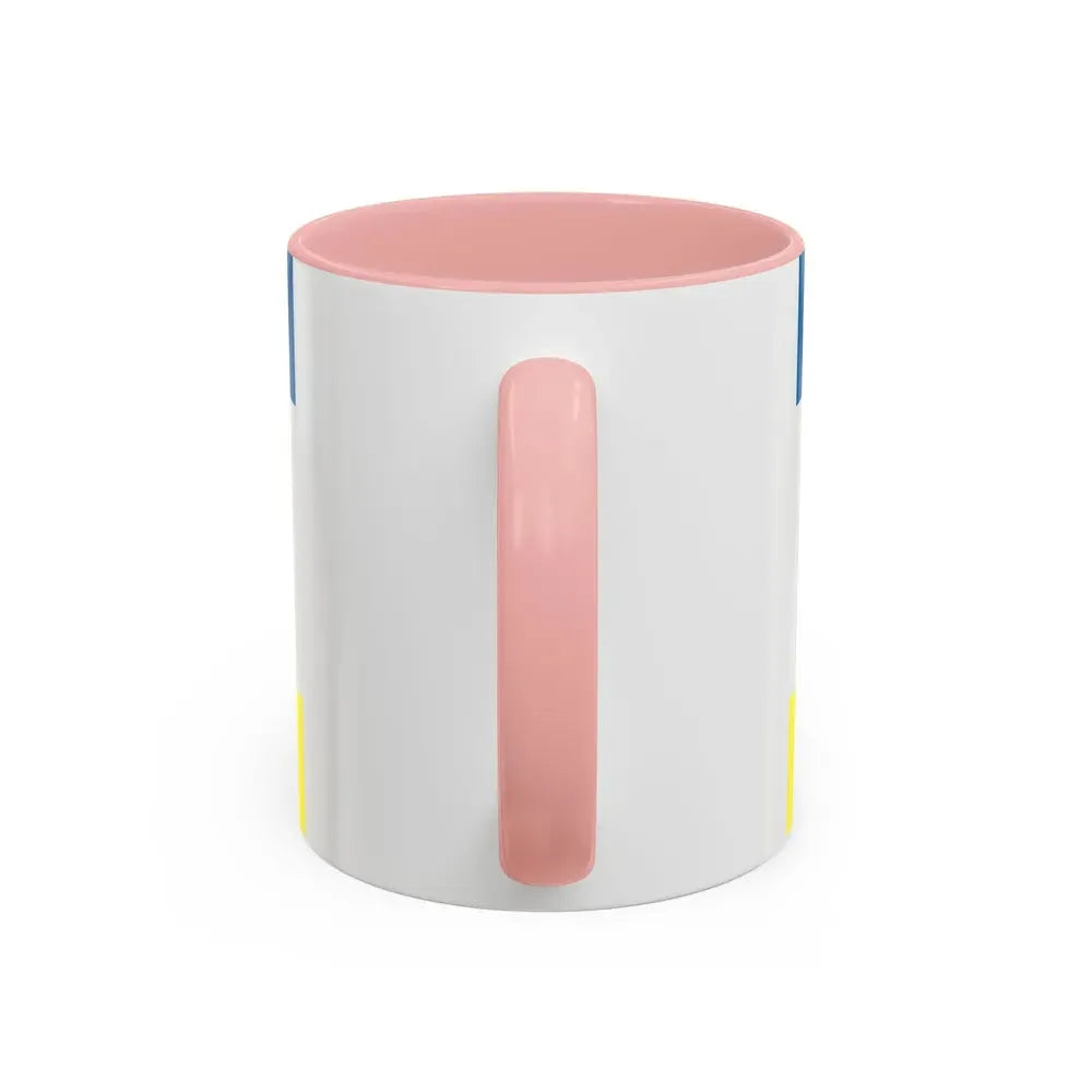Flag of Ternopil Ukraine - Accent Coffee Mug - Go Mug Yourself