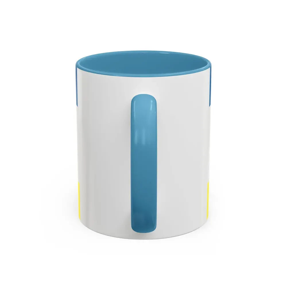 Flag of Ternopil Ukraine - Accent Coffee Mug - Go Mug Yourself