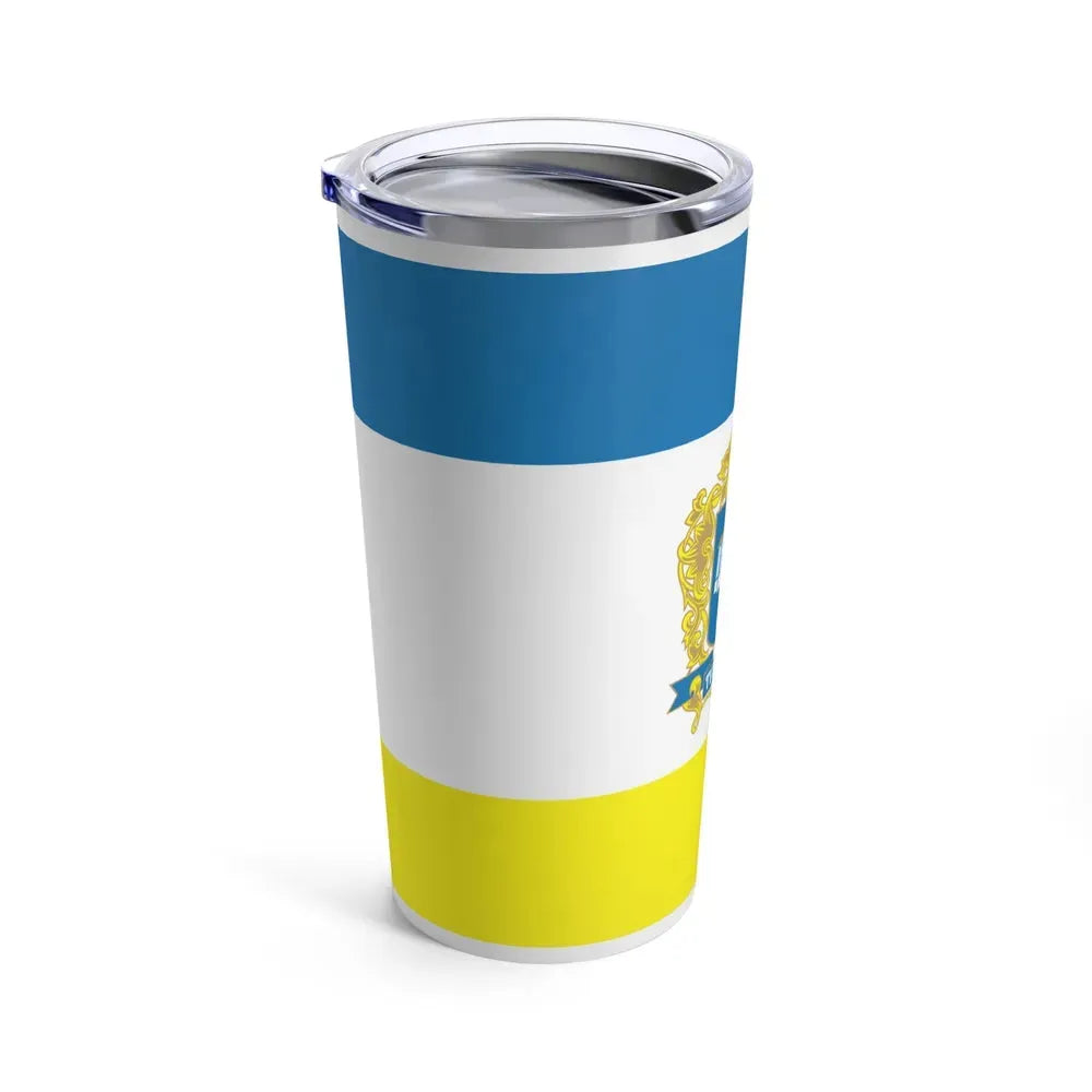 Flag of Ternopil Ukraine - Tumbler 20oz - Go Mug Yourself