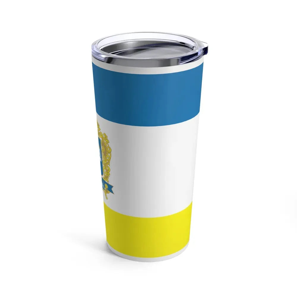 Flag of Ternopil Ukraine - Tumbler 20oz - Go Mug Yourself