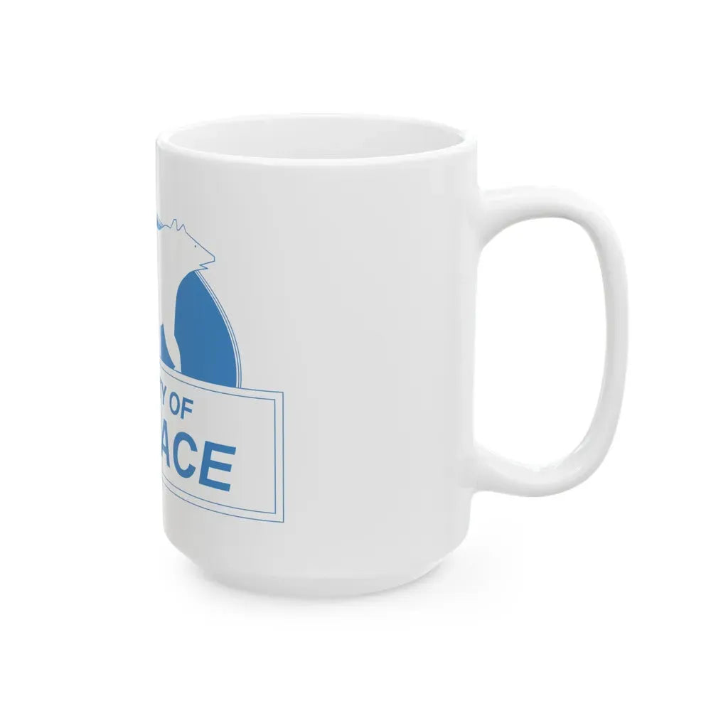 Flag of Terrace British Columbia Canada - White Coffee Mug - Go Mug Yourself
