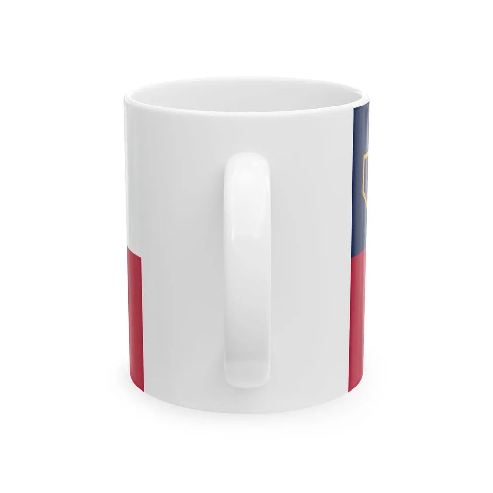 Flag of Terrell County Texas (United States) White Coffee Mug - Go Mug Yourself