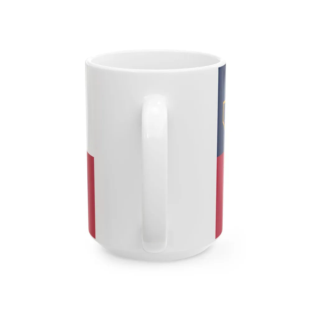 Flag of Terrell County Texas (United States) White Coffee Mug - Go Mug Yourself