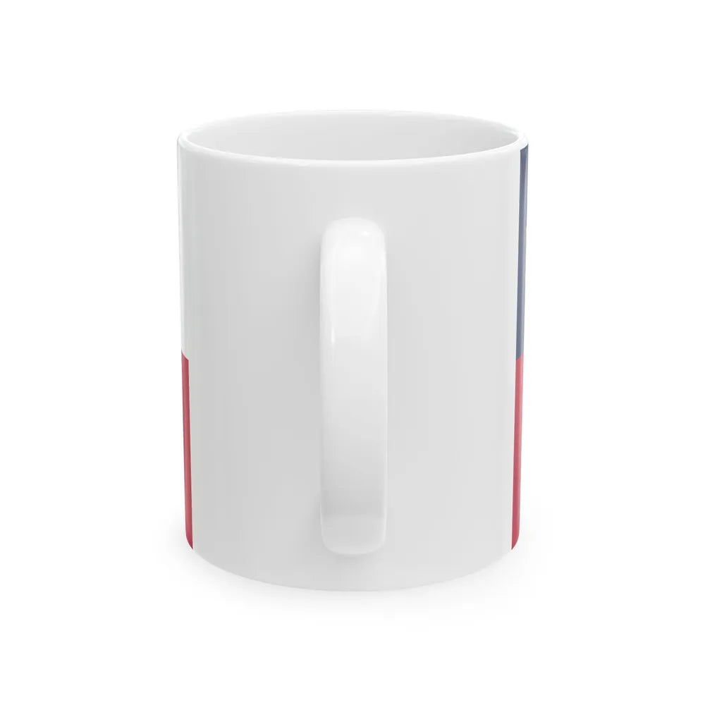 Flag of Terrell County Texas variant (United States) White Coffee Mug - Go Mug Yourself