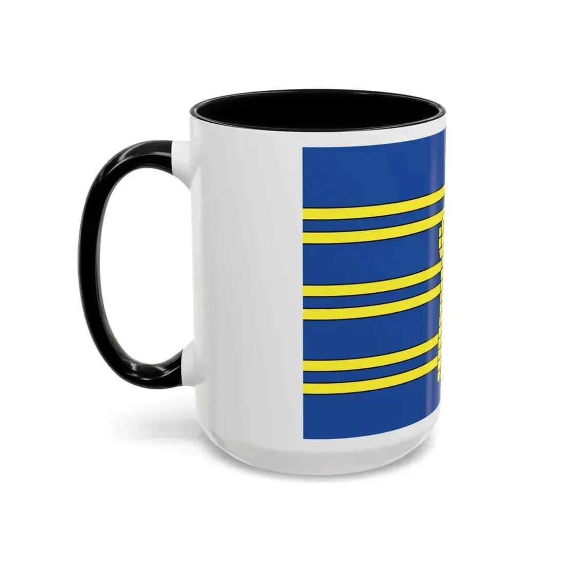 Flag of Territoire de Belfort France 2 - Accent Coffee Mug - Go Mug Yourself
