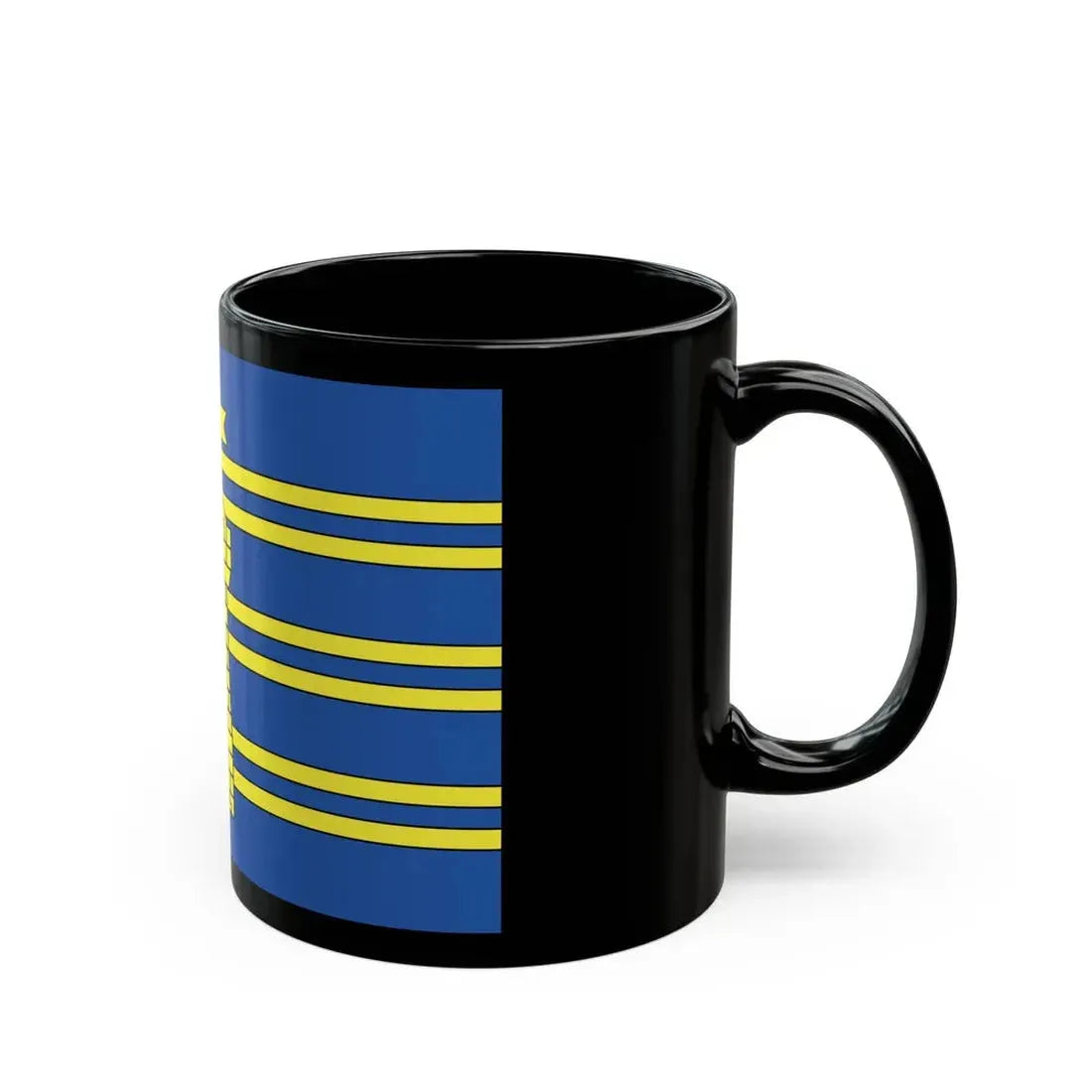 Flag of Territoire de Belfort France 2 - Black Coffee Mug - Go Mug Yourself