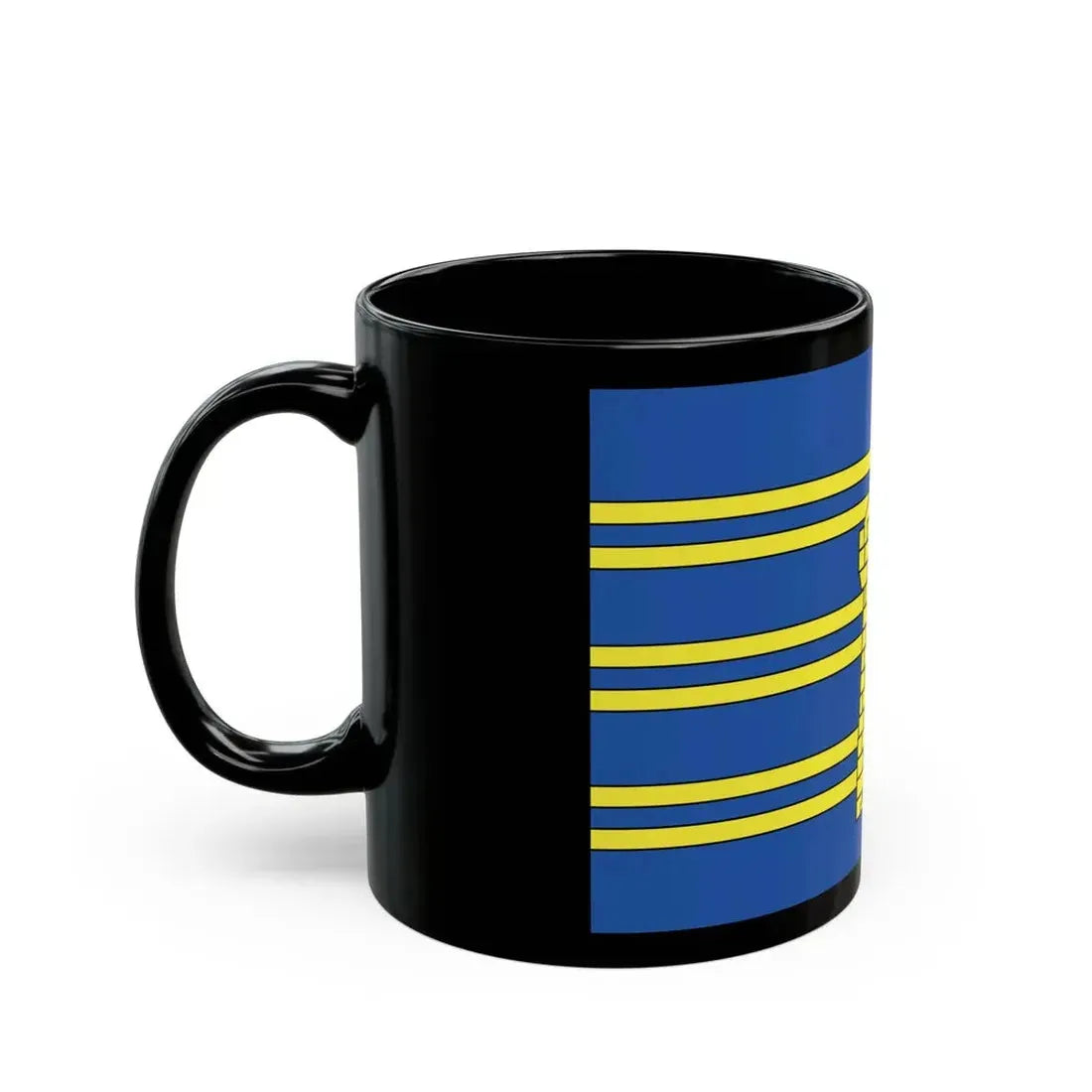 Flag of Territoire de Belfort France 2 - Black Coffee Mug - Go Mug Yourself