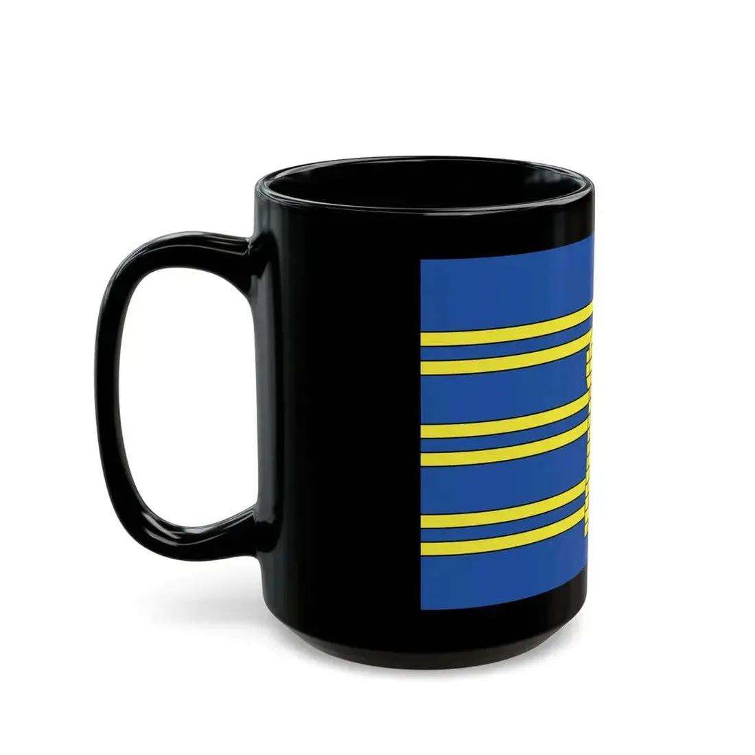 Flag of Territoire de Belfort France 2 - Black Coffee Mug - Go Mug Yourself