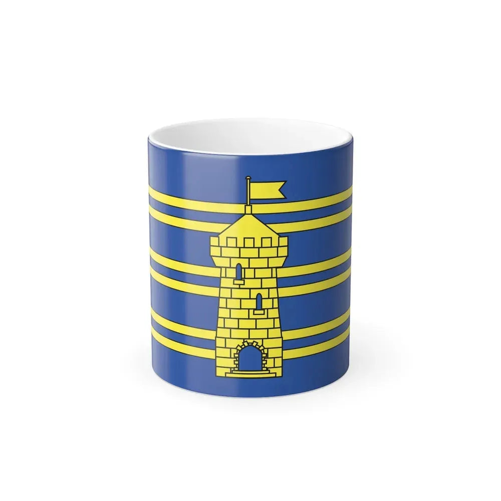 Flag of Territoire de Belfort France 2 - Color Changing Coffee Mug 11oz - Go Mug Yourself