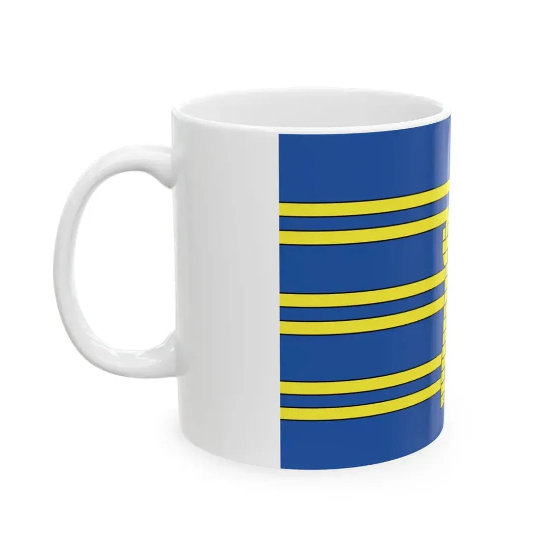 Flag of Territoire de Belfort France 2 - White Coffee Mug - Go Mug Yourself