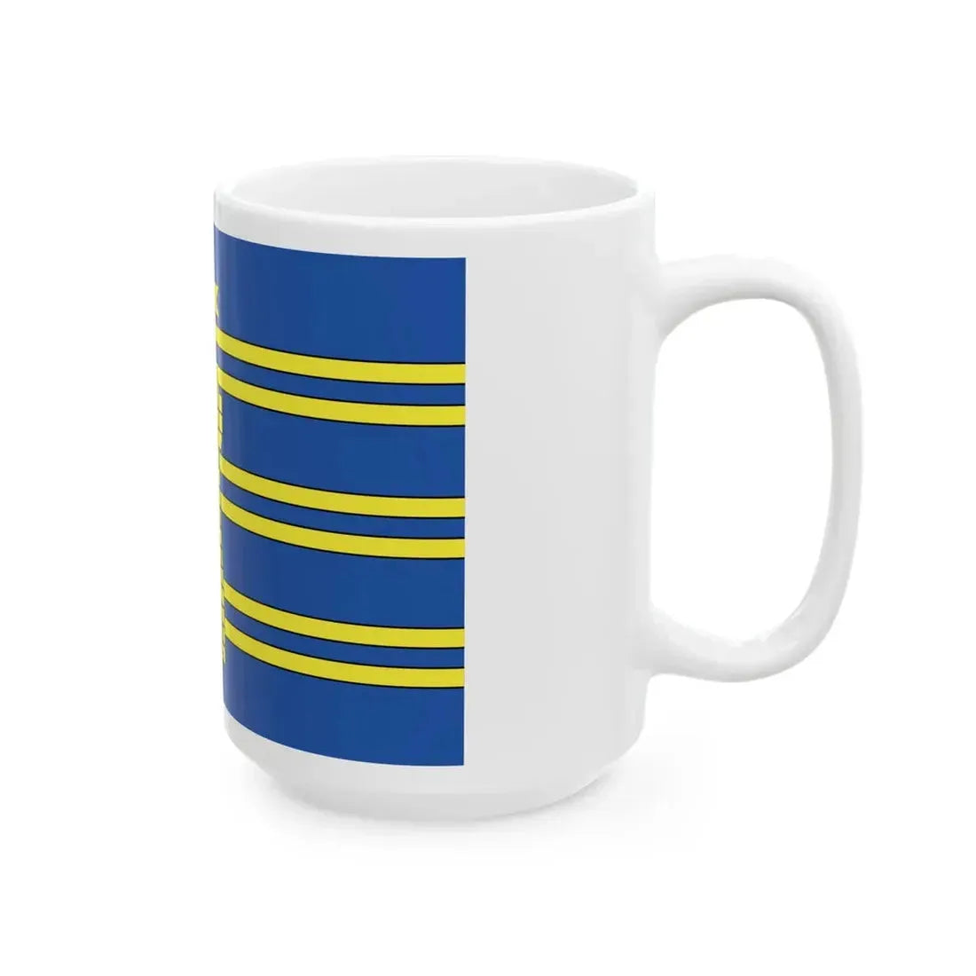 Flag of Territoire de Belfort France 2 - White Coffee Mug - Go Mug Yourself