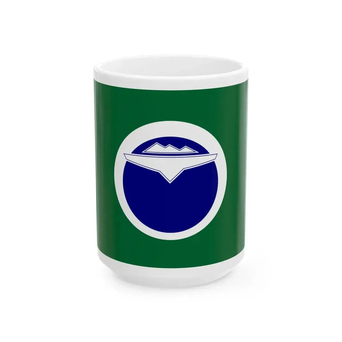 Flag of Teshikaga Hokkaido (Japan) White Coffee Mug 15oz - Go Mug Yourself
