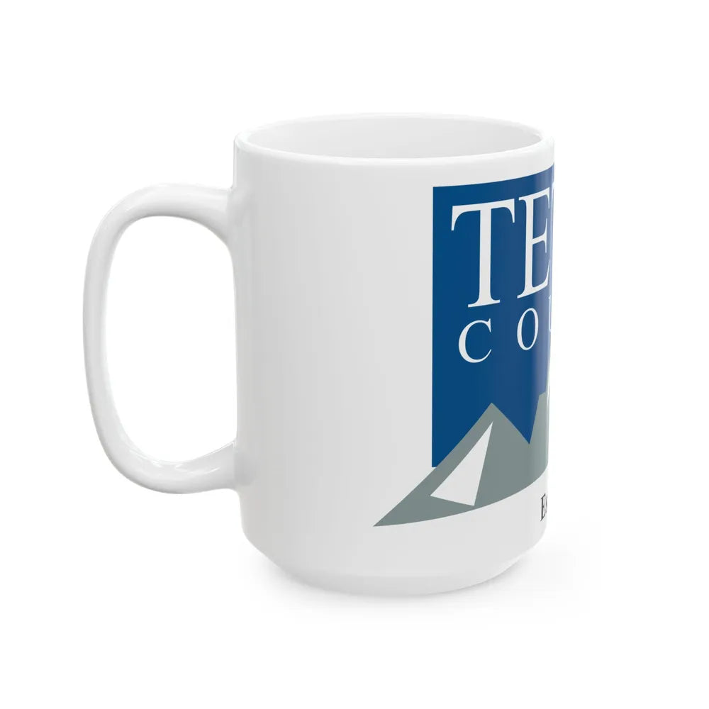 Flag of Teton County Wyoming (United States) White Coffee Mug - Go Mug Yourself