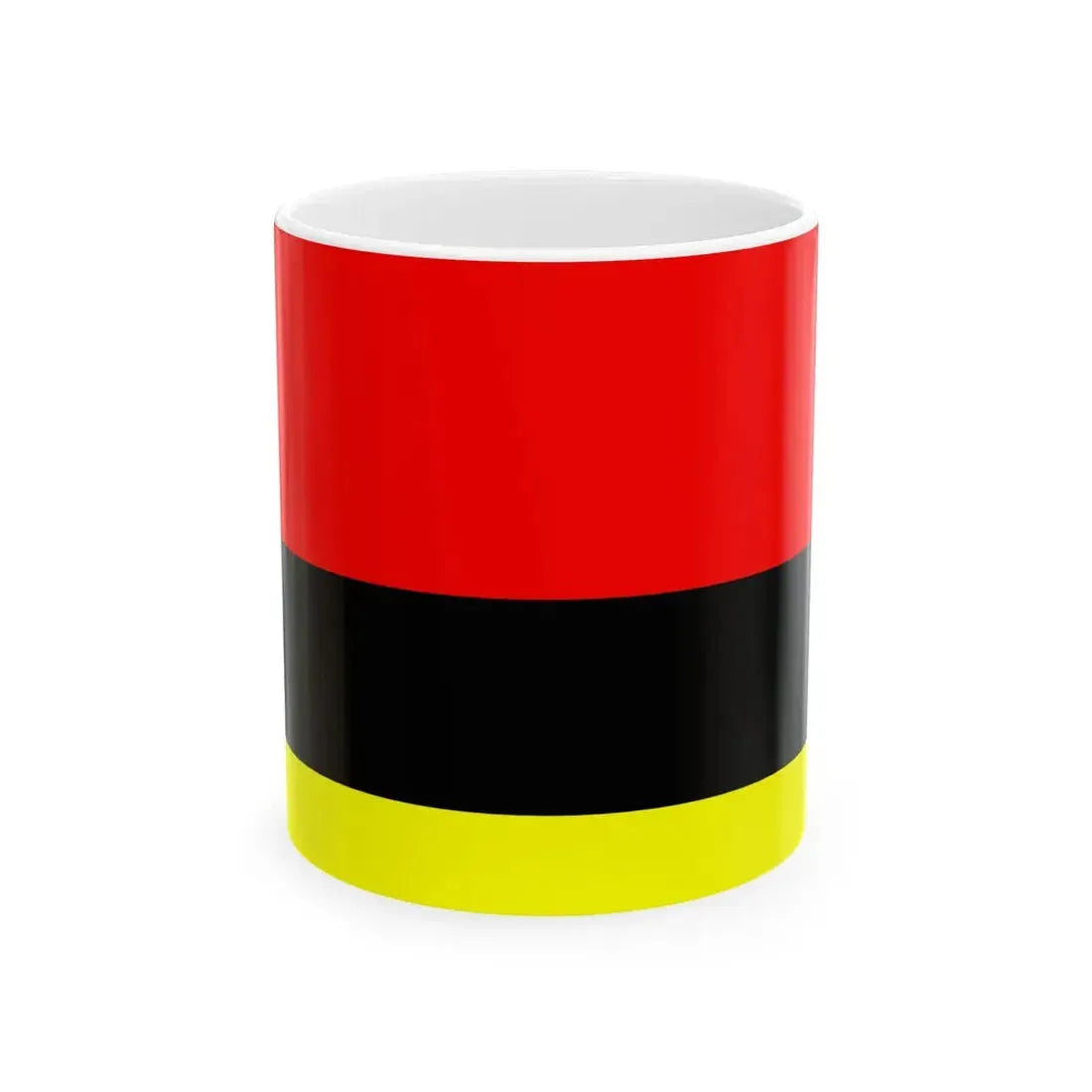 Flag of Tetovo Municipality North Macedonia (North Macedonia) White Coffee Mug 11oz - Go Mug Yourself