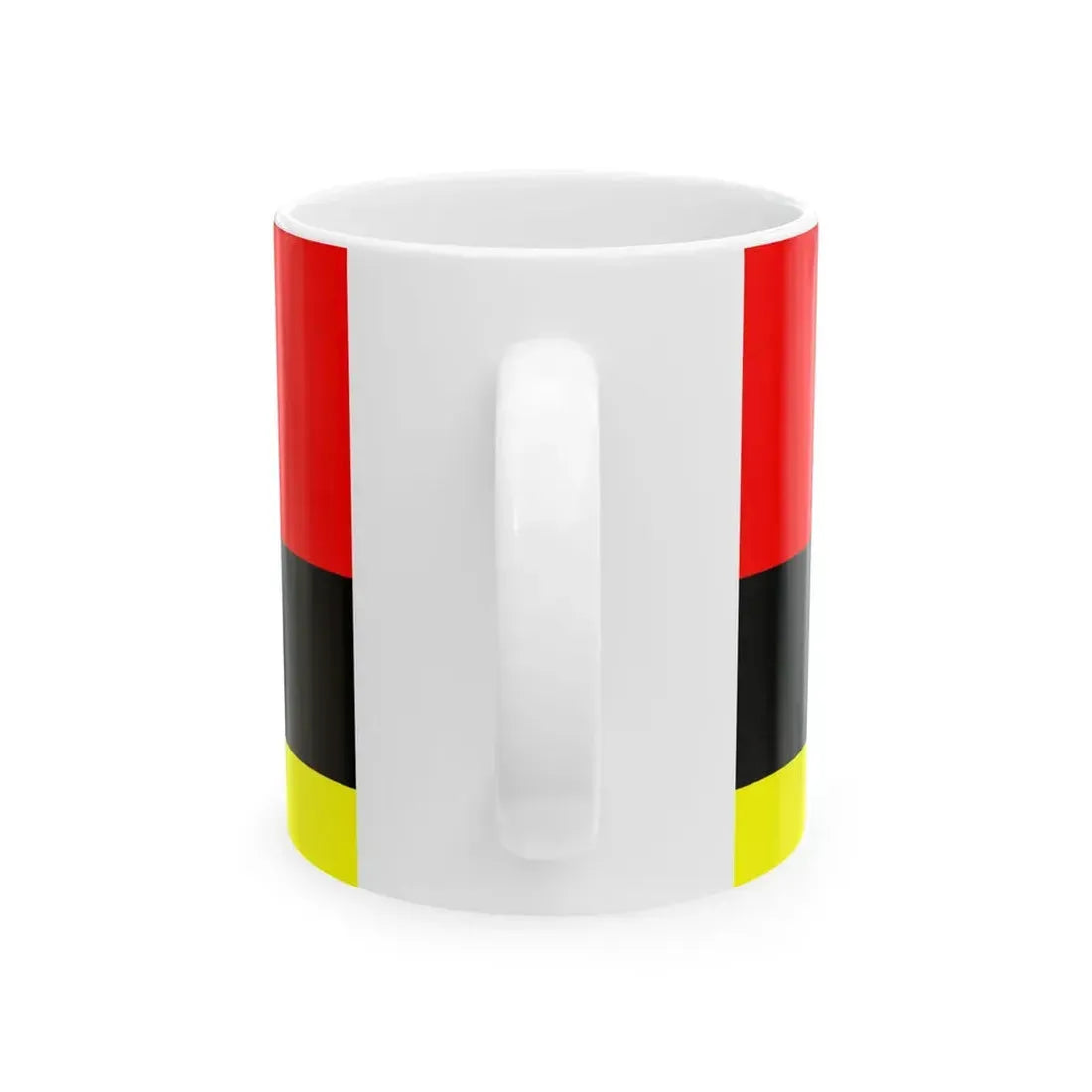 Flag of Tetovo Municipality North Macedonia (North Macedonia) White Coffee Mug - Go Mug Yourself