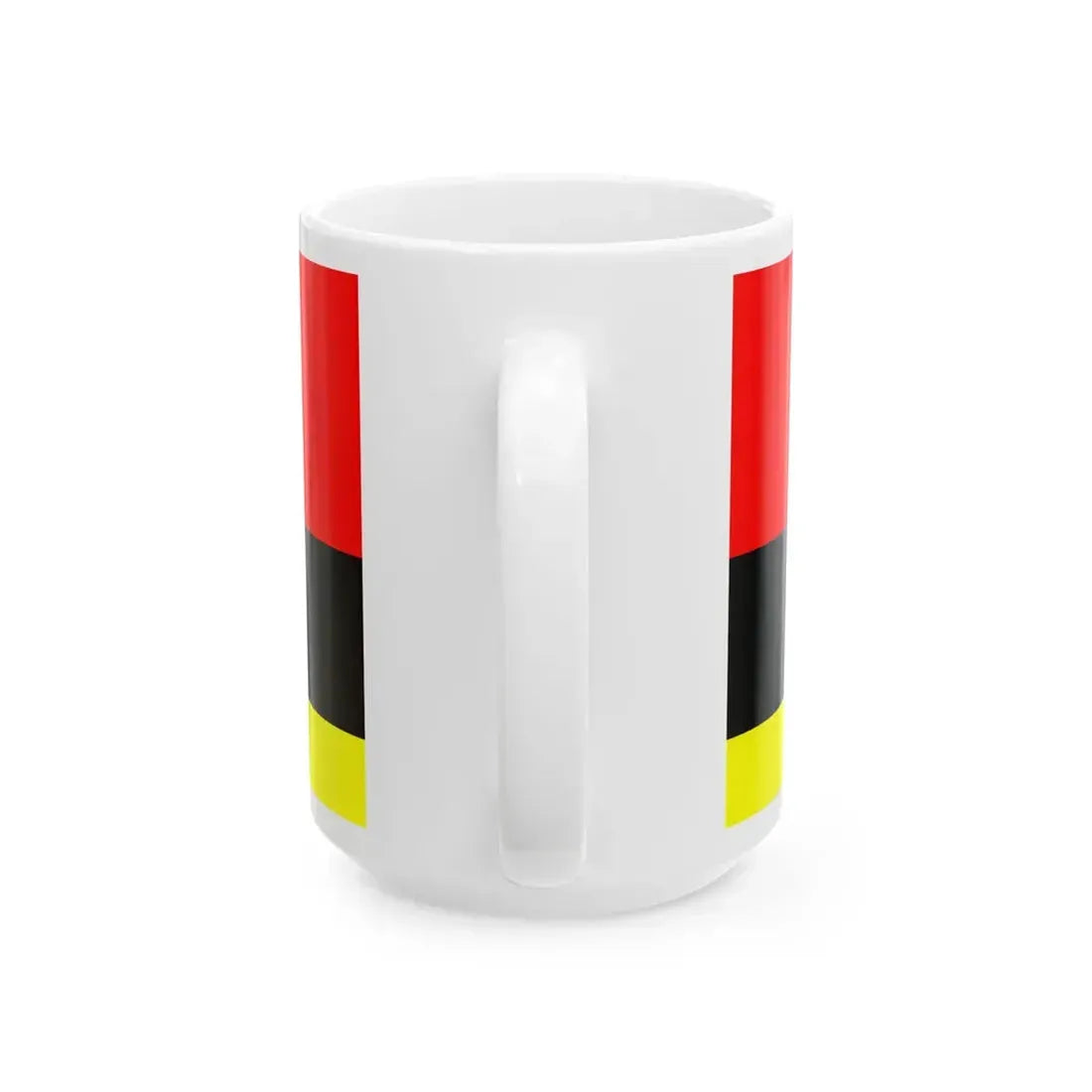 Flag of Tetovo Municipality North Macedonia (North Macedonia) White Coffee Mug - Go Mug Yourself