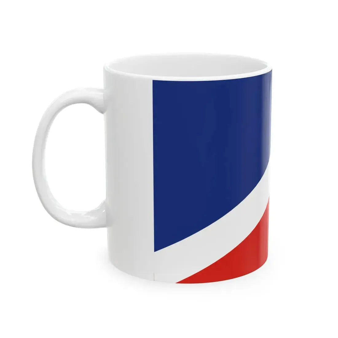 Flag of Tetritskaro Municipality (Georgia) White Coffee Mug - Go Mug Yourself