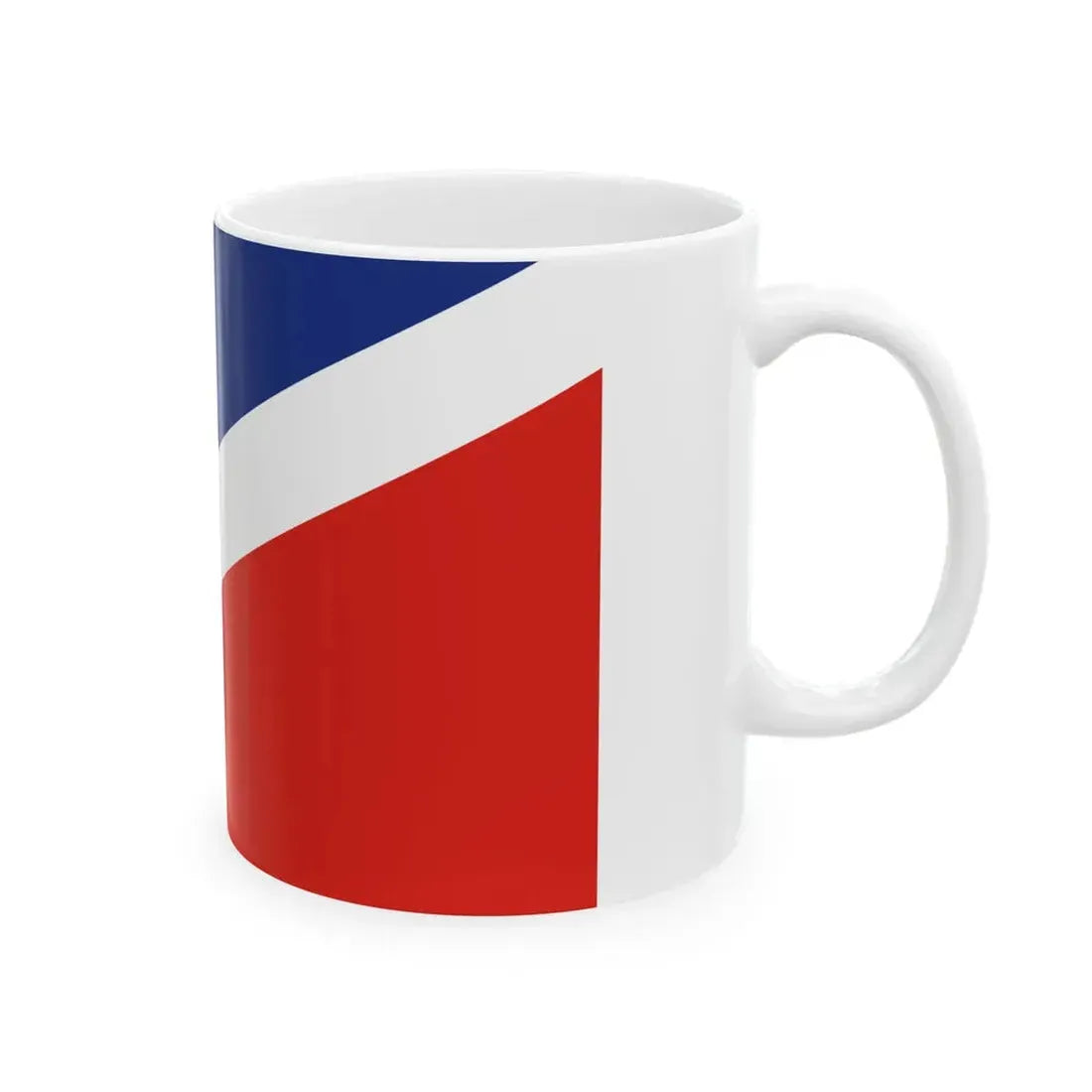 Flag of Tetritskaro Municipality (Georgia) White Coffee Mug - Go Mug Yourself