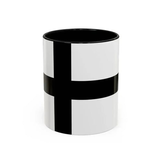 Flag of Teutonic Order State Germany - Accent Coffee Mug 11oz Black - Go Mug Yourself