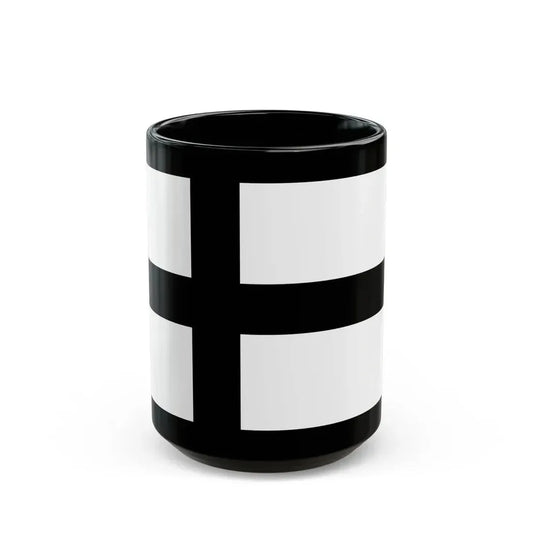 Flag of Teutonic Order State Germany - Black Coffee Mug 15oz - Go Mug Yourself