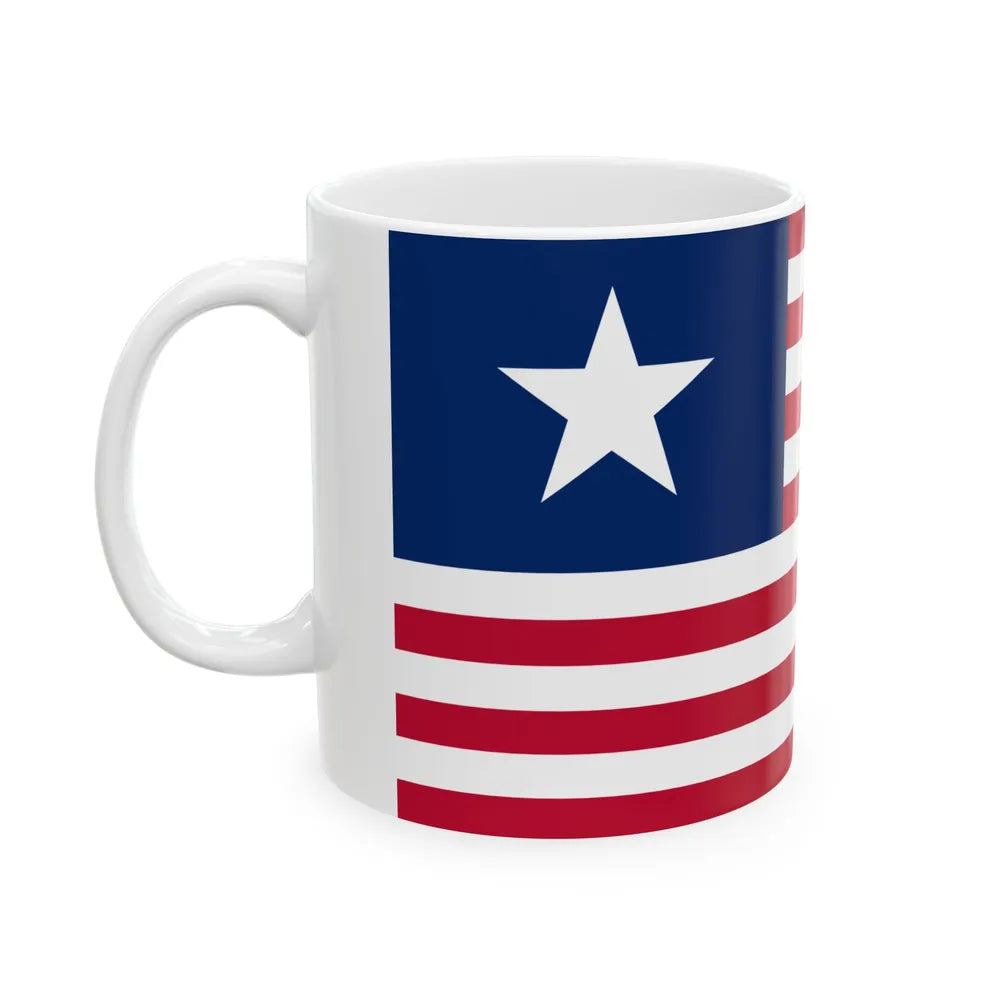 Flag of Texas 1835-1839 (United States) White Coffee Mug - Go Mug Yourself