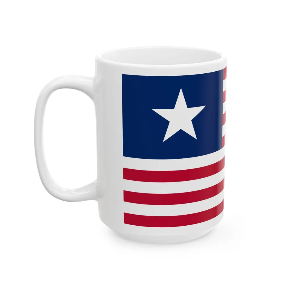 Flag of Texas 1835-1839 (United States) White Coffee Mug - Go Mug Yourself