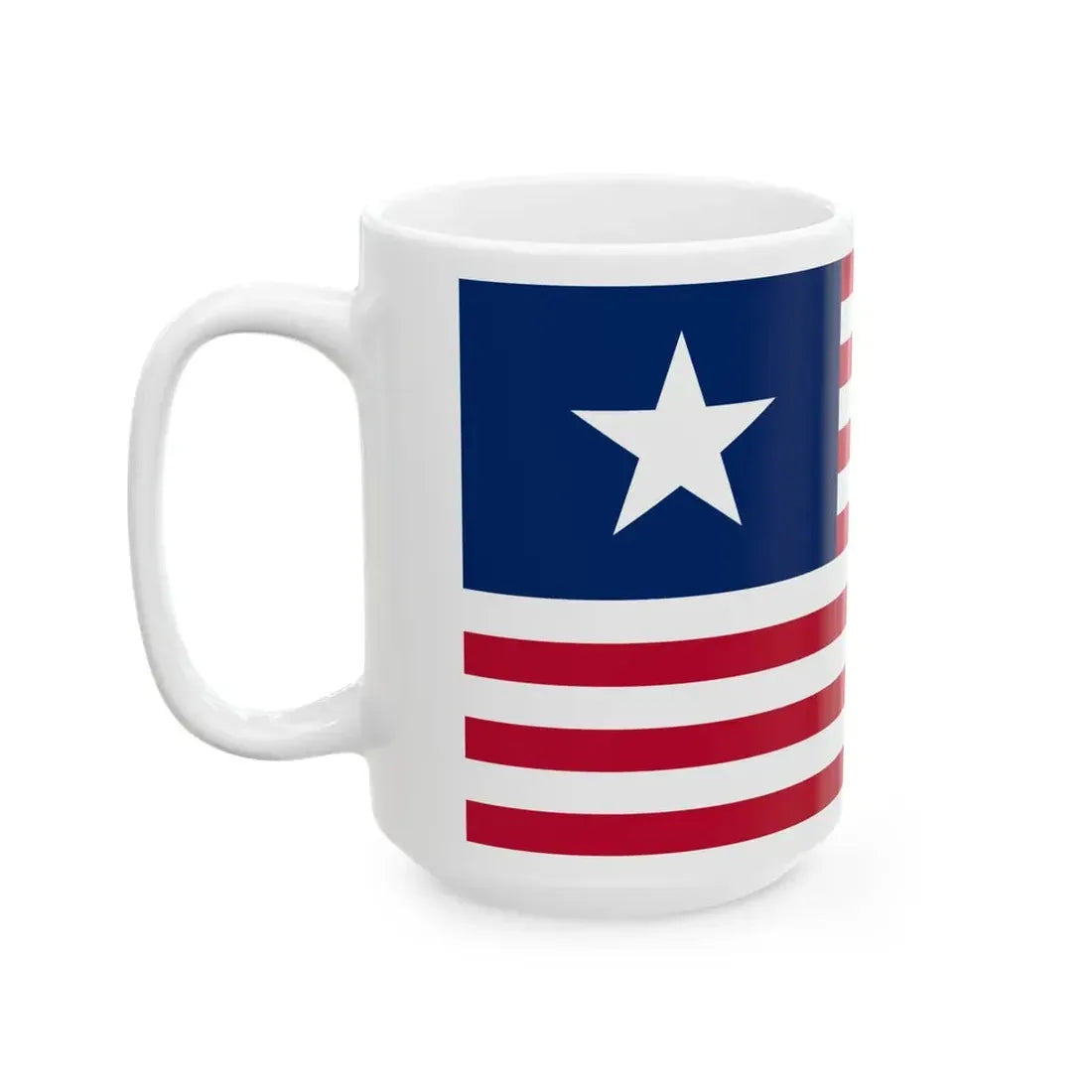 Flag of Texas 1835-1839 (United States) White Coffee Mug - Go Mug Yourself