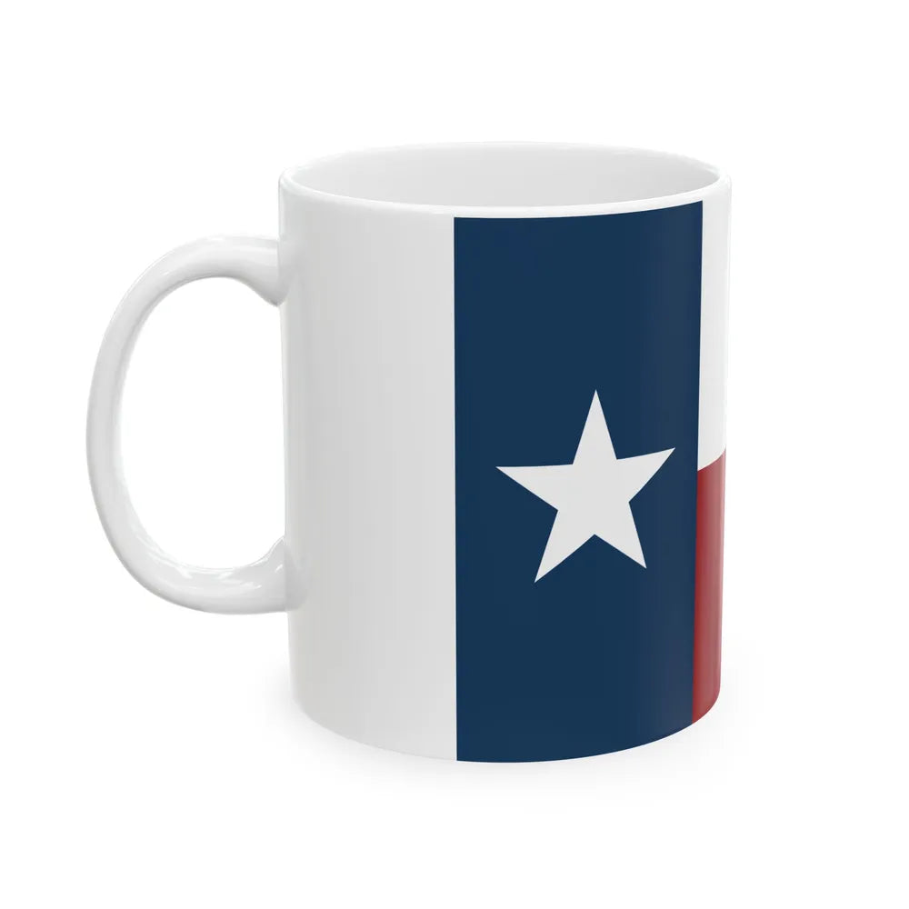 Flag of Texas 1839-1879 (United States) White Coffee Mug - Go Mug Yourself
